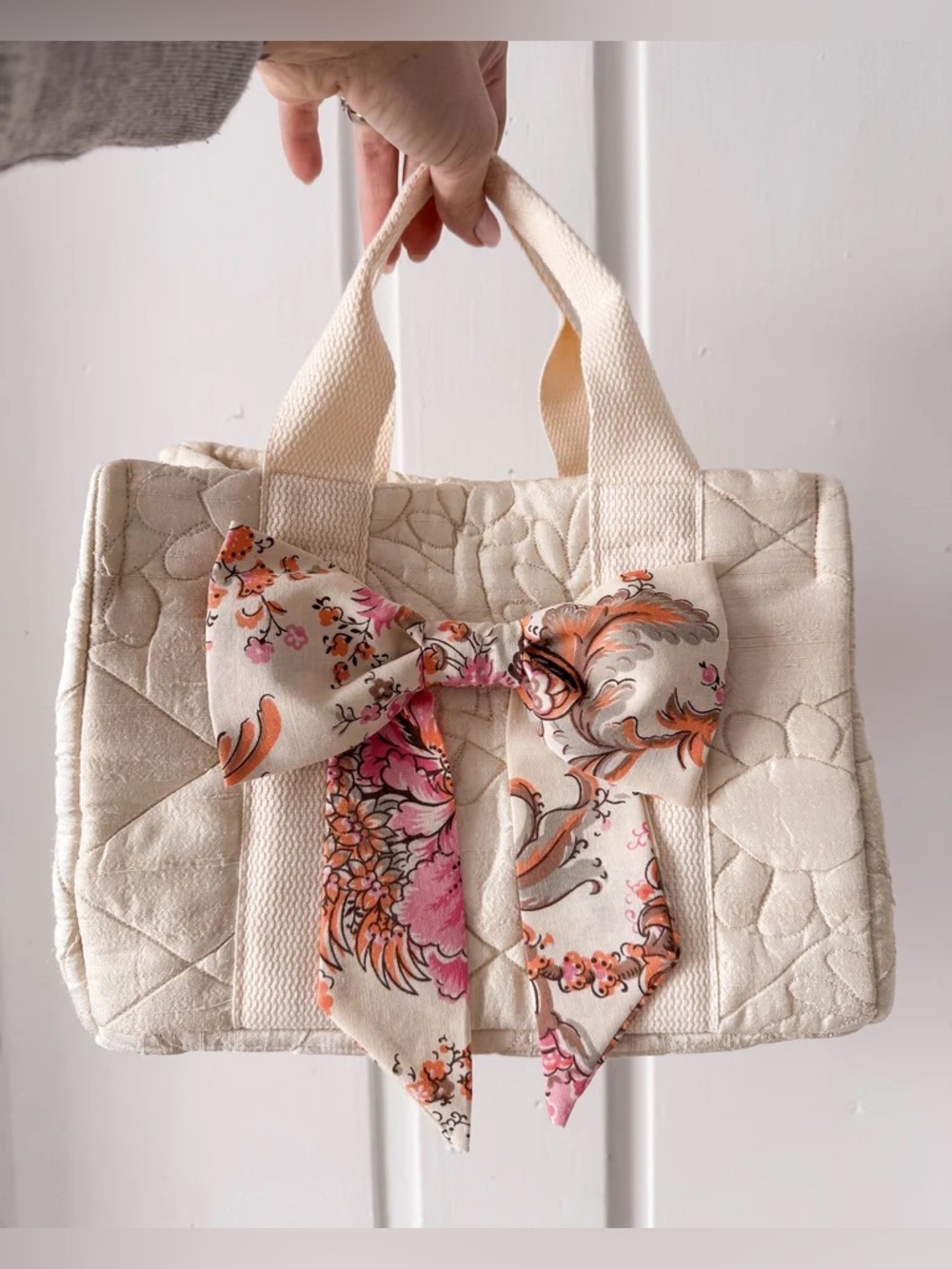 Handmade Upcycled Quilt Mini Handbag